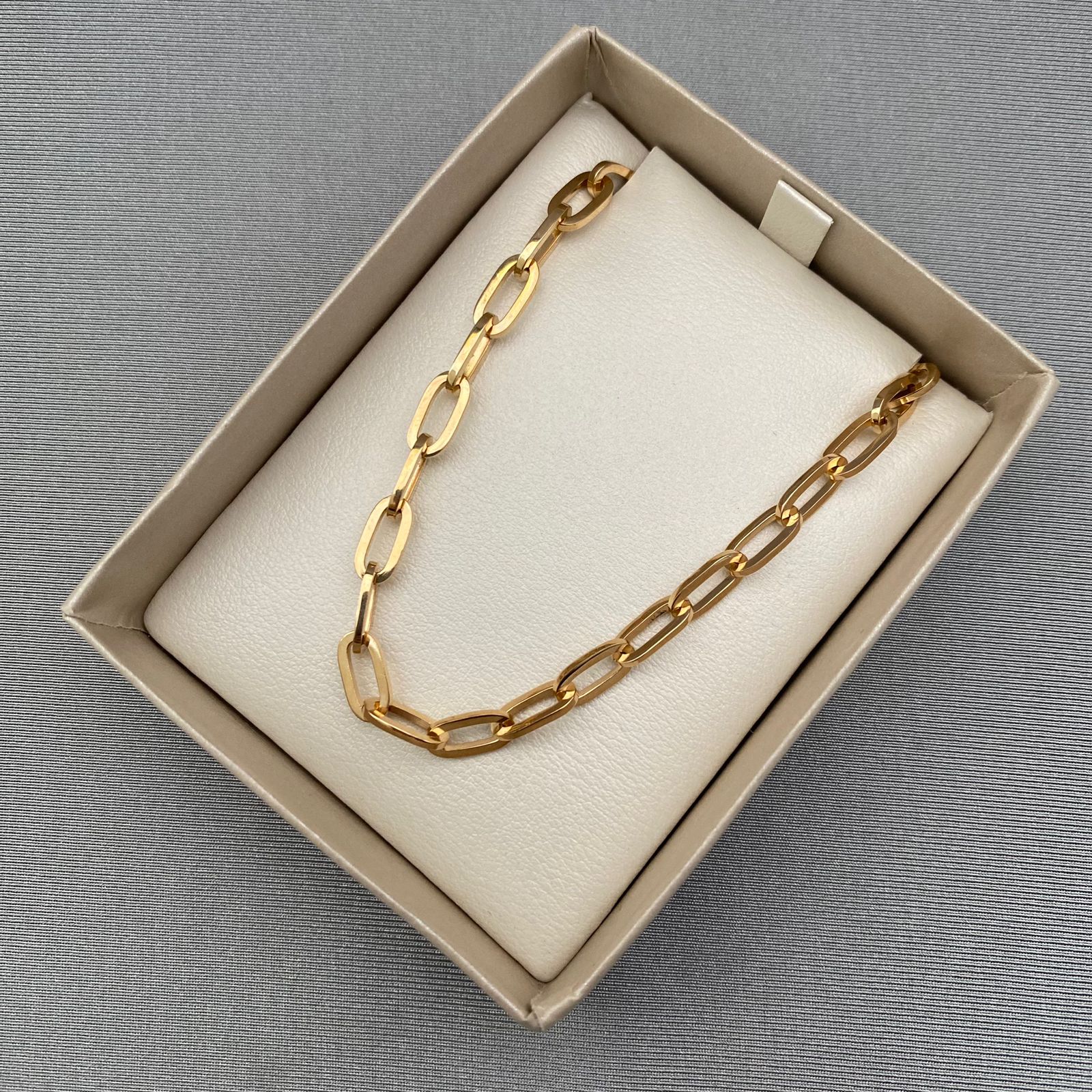 Pulso cajon (POR FABRICACION) Oro amarillo 18k 12,0 Gr / 18 Cm